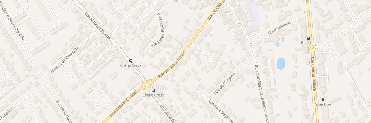 Plan du 109 Rue du Chêne Creux à Rezé