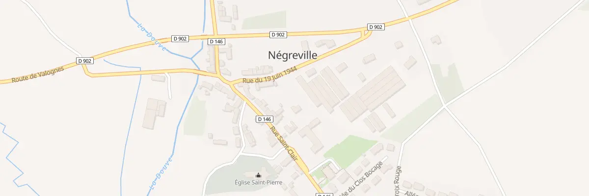Plan du 171 Rue Saint-Clair à Négreville