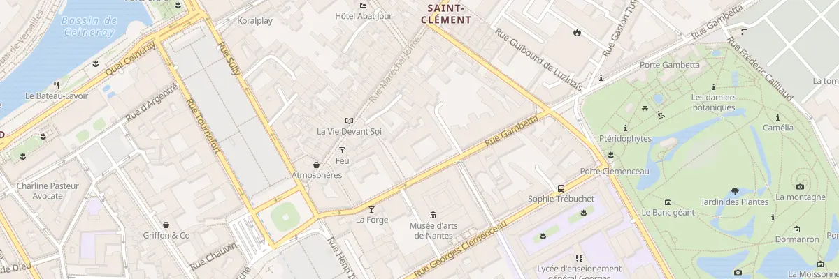 Plan du 106 Rue Gambetta à Nantes