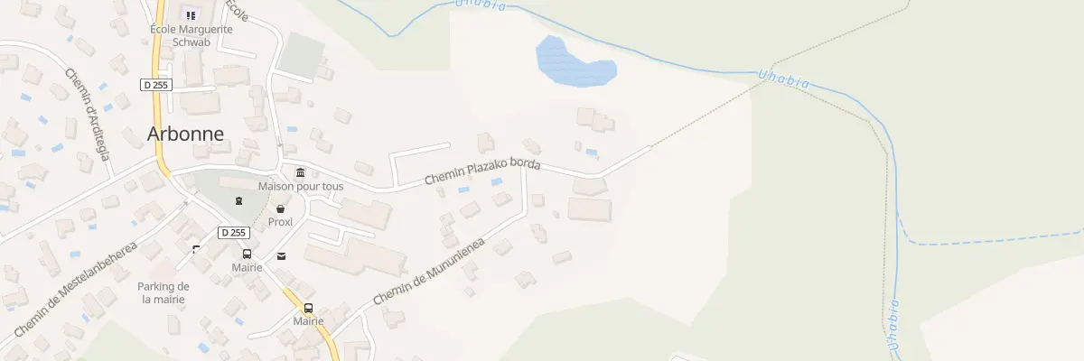 Plan du 18 Che de Mununienea à Arbonne