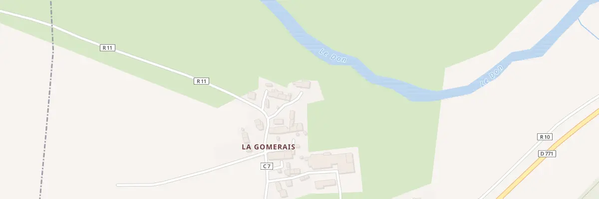 Plan du 21 La Gommerais à Treffieux