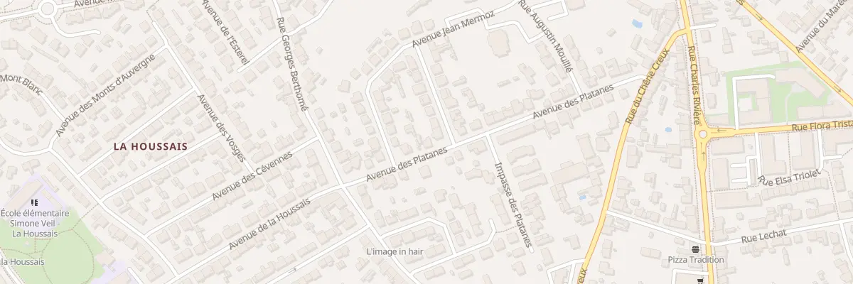 Plan du 42 Av des Platanes à Rezé