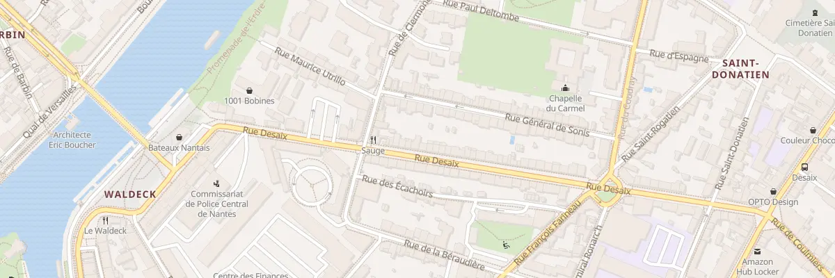 Plan du 60 Rue Desaix à Nantes
