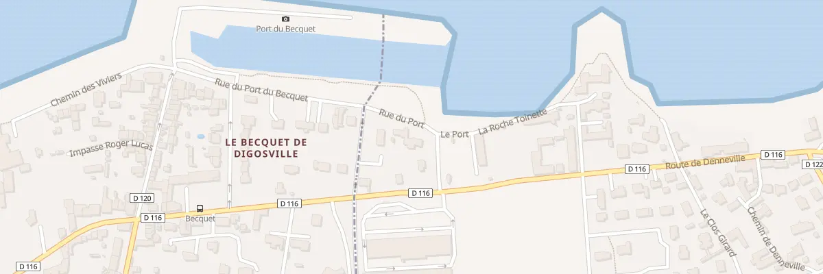 Plan du 5 Le Port à Digosville