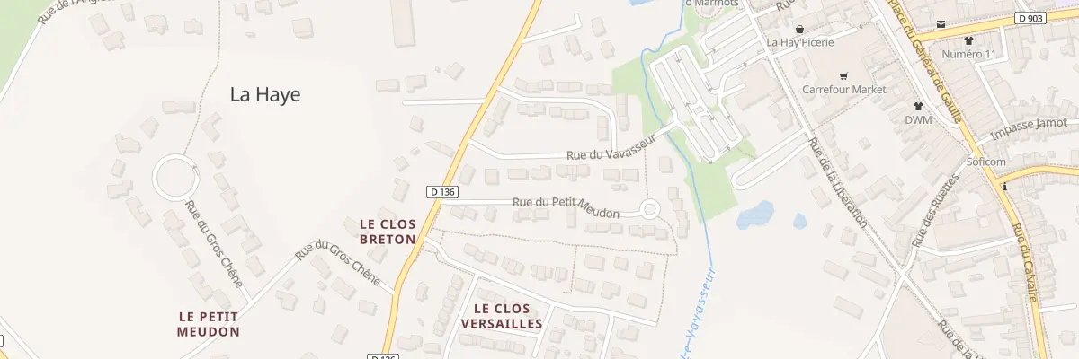 Plan du 7 Rue du Vavasseur à La Haye