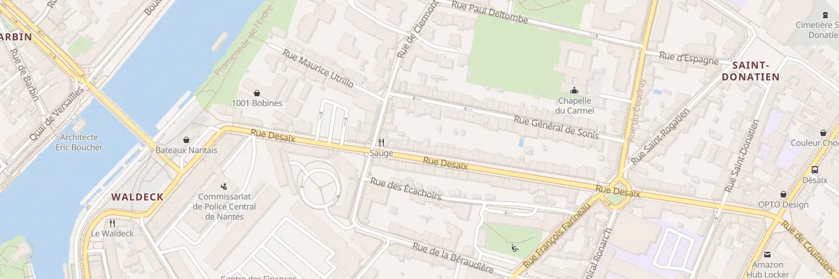 Plan du 62 Rue Desaix à Nantes