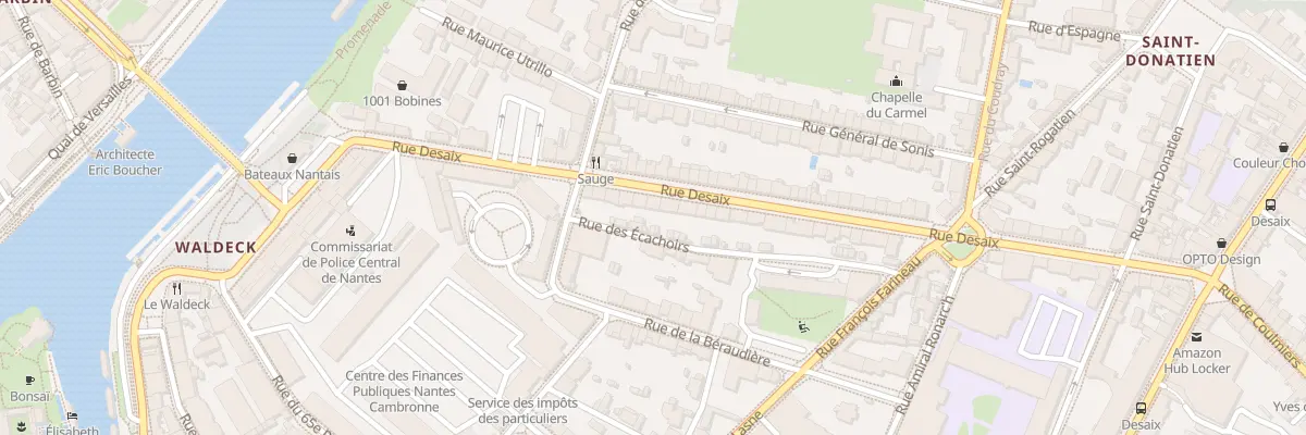 Plan du 45 Rue Desaix à Nantes