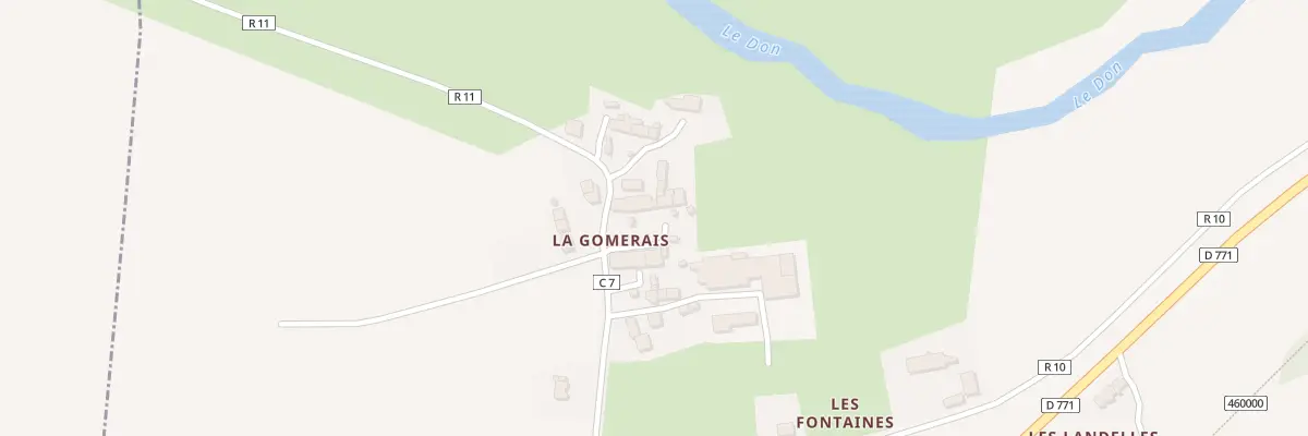 Plan du 22B La Gommerais à Treffieux