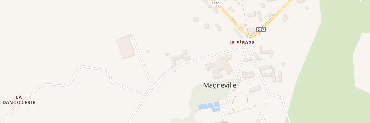 Plan du 20 Le Ferage à Magneville