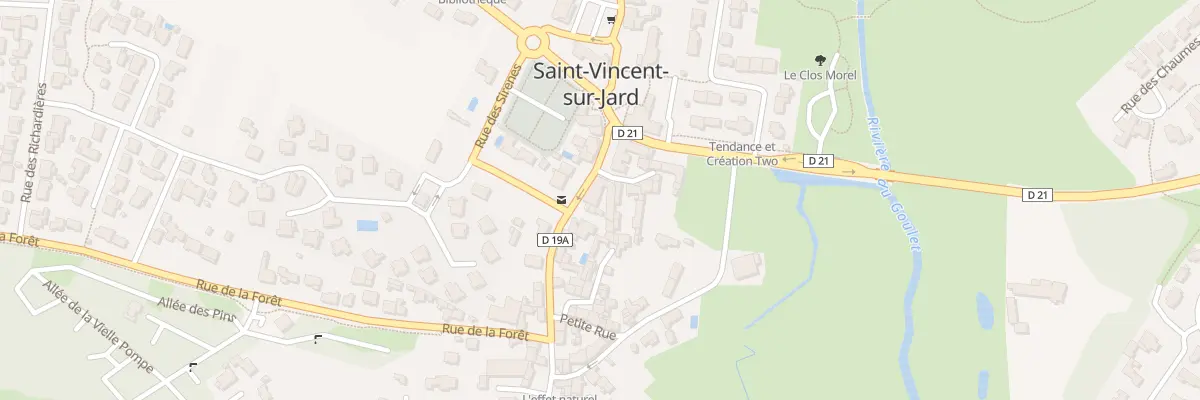 Plan du 3 Rue georges clemenceau à Saint-Vincent-sur-Jard