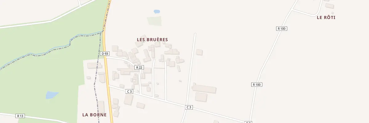 Plan du 5104 Les Brueres à Lalleu