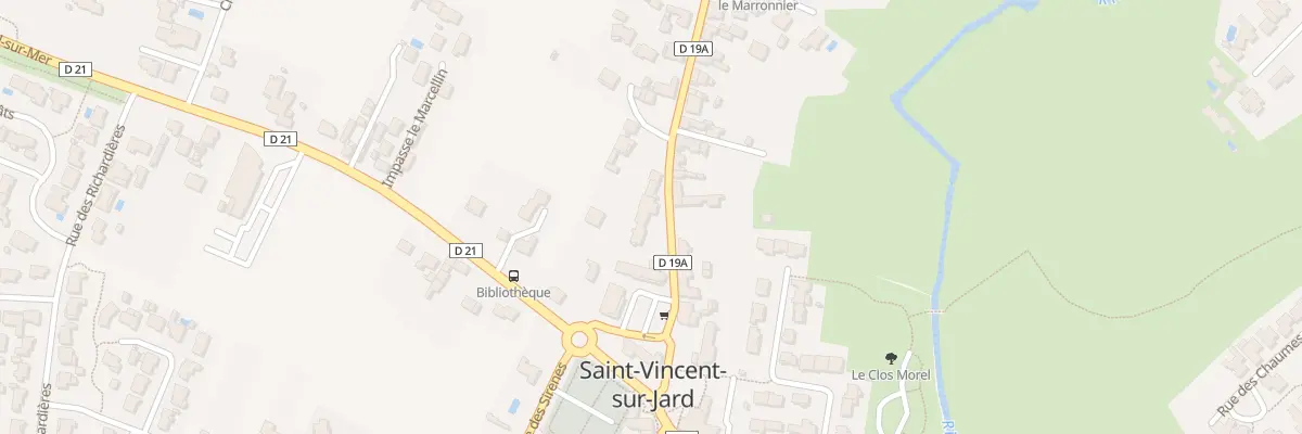 Plan du 1T Rte de Saint-hilaire à Saint-Vincent-sur-Jard