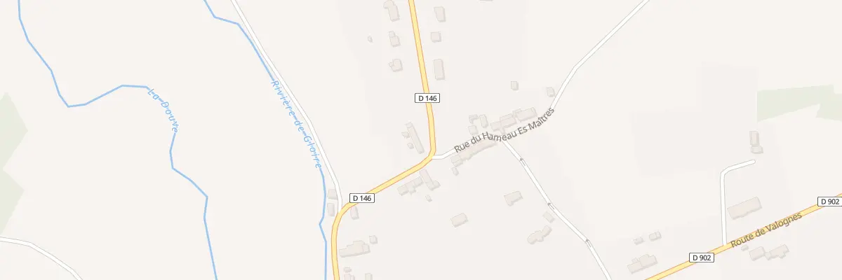 Plan du 239 Rue du Hameau Brisset à Négreville