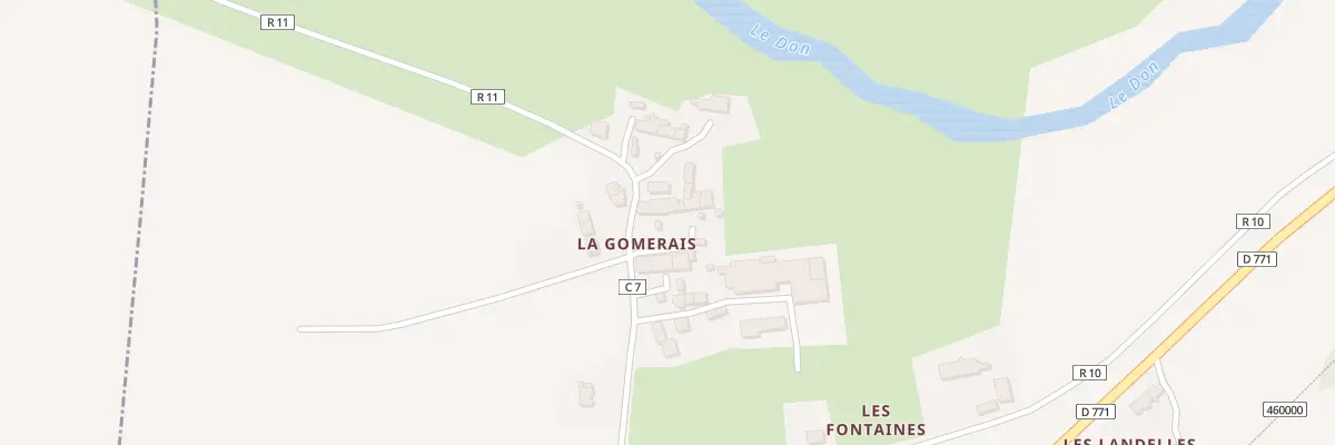 Plan du 22 La Gommerais à Treffieux