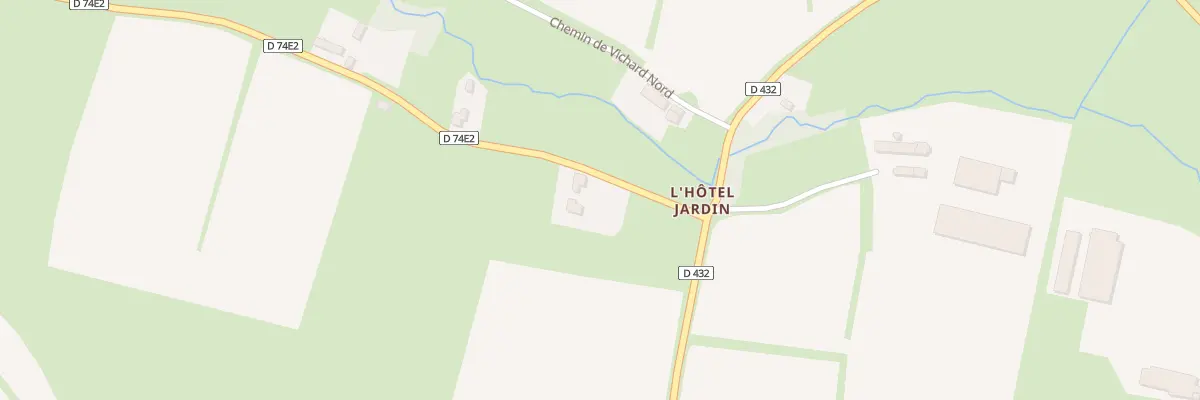 Plan du 2 Vichard à Geffosses