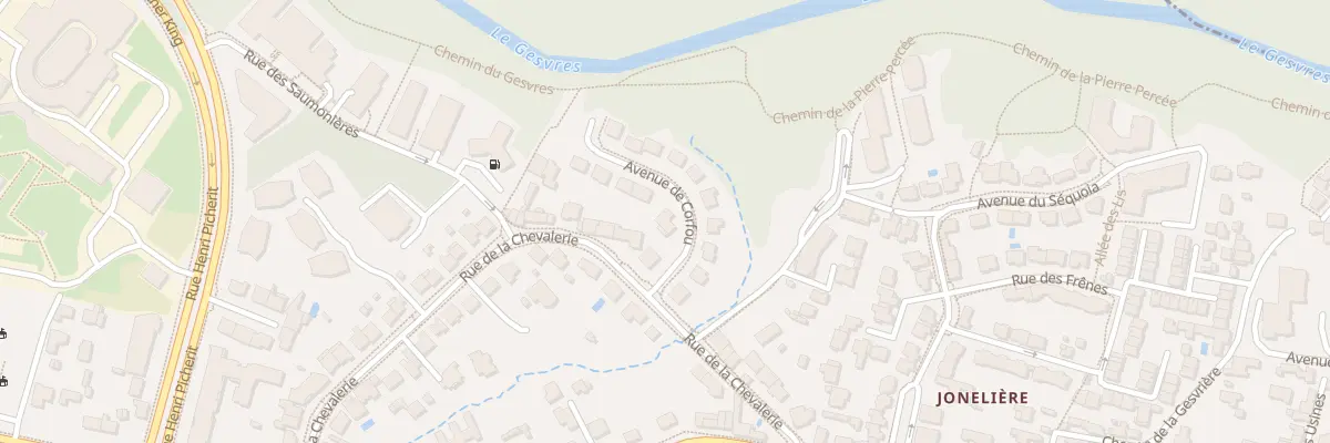Plan du 3 Av de Corfou à Nantes