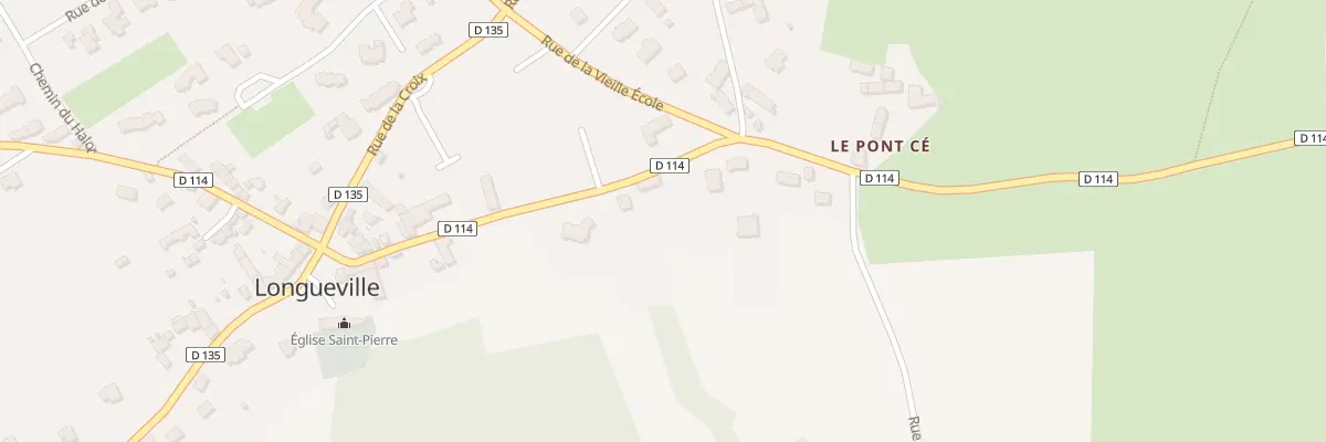 Plan du 238 Rue du Pont Cé à Longueville