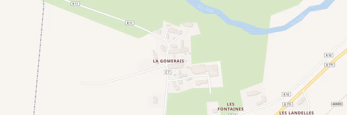 Plan du 20B La Gommerais à Treffieux