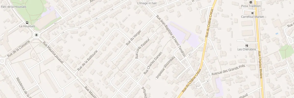 Plan du 7 Rue Louis Pasteur à Rezé