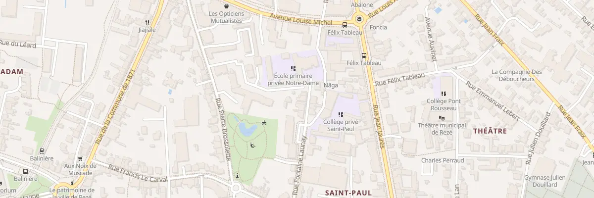 Plan du 23 Rue Fontaine Launay à Rezé