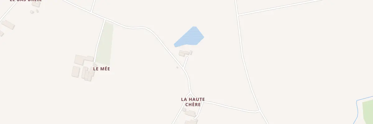 Plan du 2 La Haute Chère à Brie