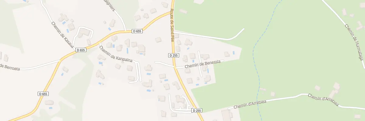 Plan du 1245 Rte de Saint-Pée à Arbonne