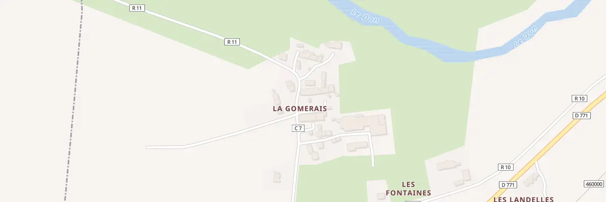 Plan du 20 La Gommerais à Treffieux