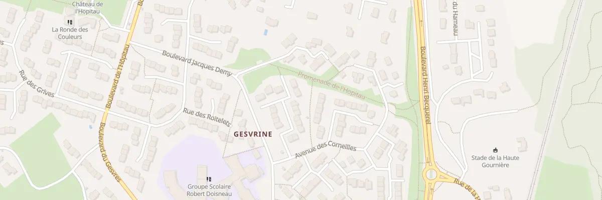 Plan du 11 All des Pouillots à La Chapelle-sur-Erdre