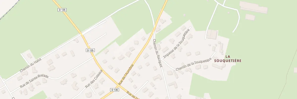 Plan du 227 Che du Raciquot à Longueville