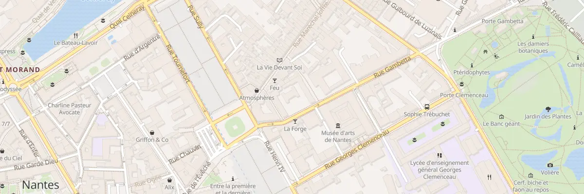 Plan du 110 Rue Gambetta à Nantes