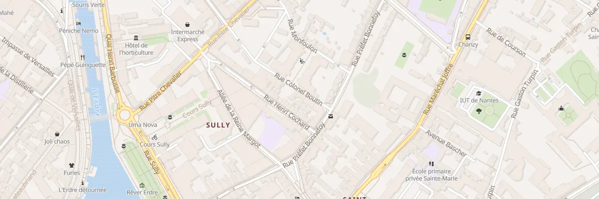 Plan du 5 Rue Colonel Boutin à Nantes