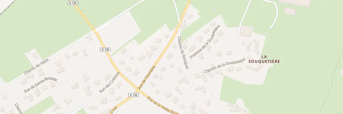 Plan du 203 Che du Raciquot à Longueville