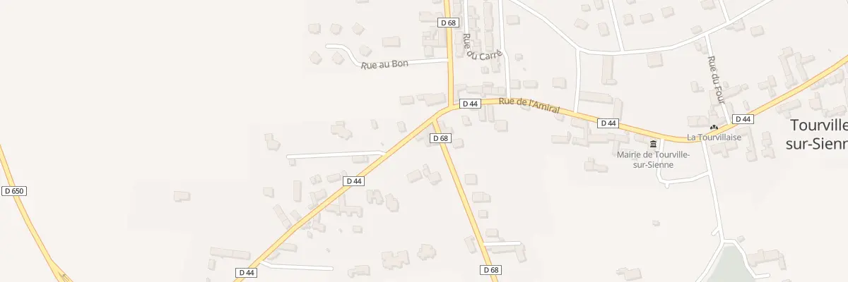 Plan du 957 Rue de l’Amiral à Tourville-sur-Sienne