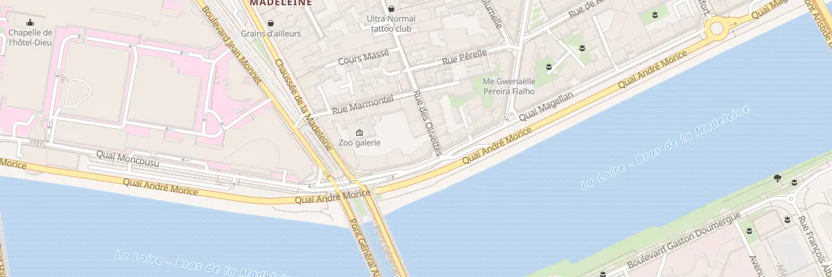 Plan du 61 Quai Magellan à Nantes
