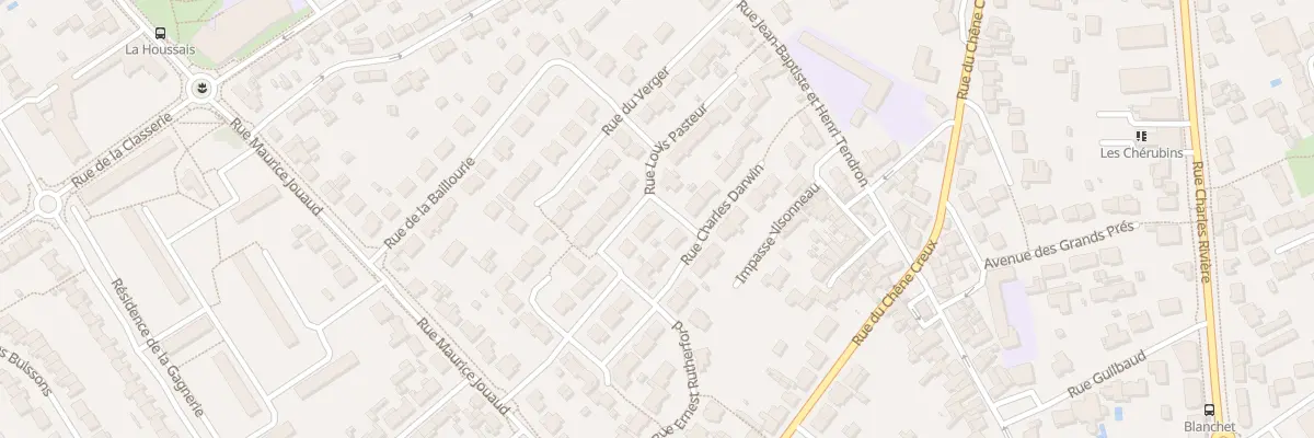Plan du 13 Rue Louis Pasteur à Rezé
