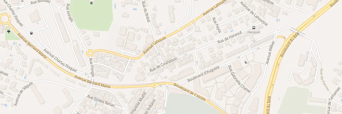 Plan du 5 Rue de Courasson à Biarritz