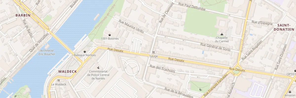 Plan du 72 Rue Desaix à Nantes