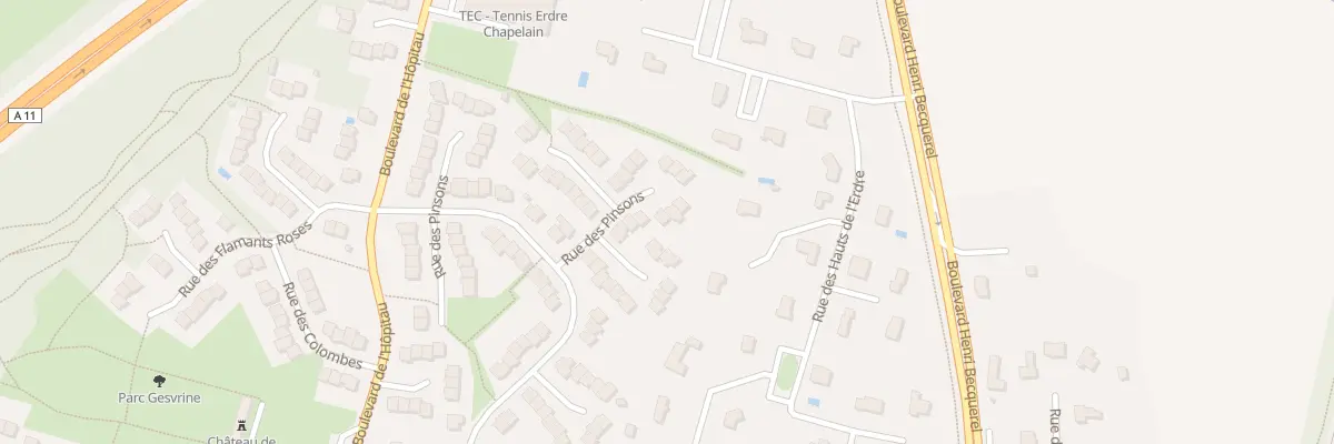 Plan du 50 Rue des Pinsons à La Chapelle-sur-Erdre