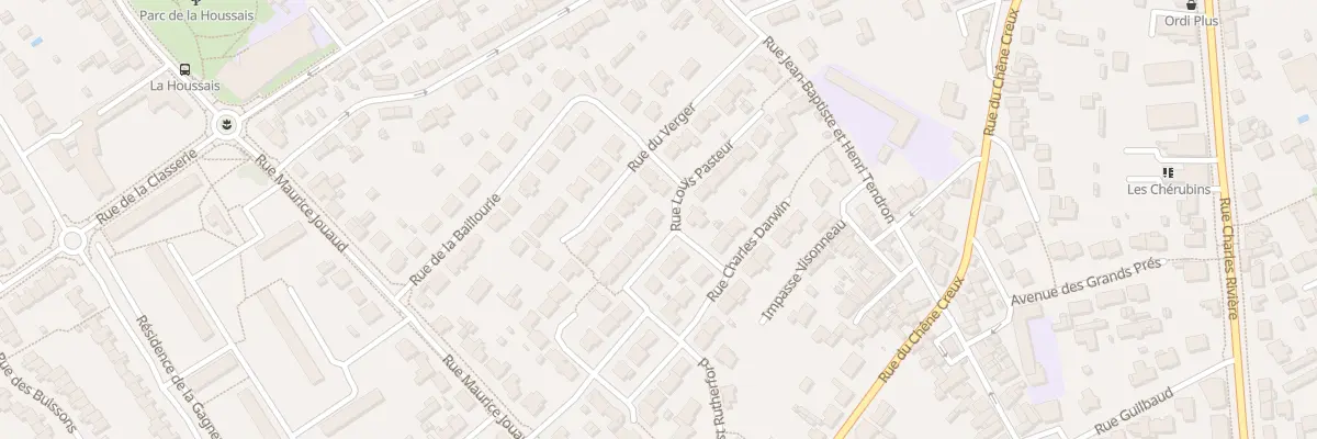 Plan du 6 Rue Louis Pasteur à Rezé