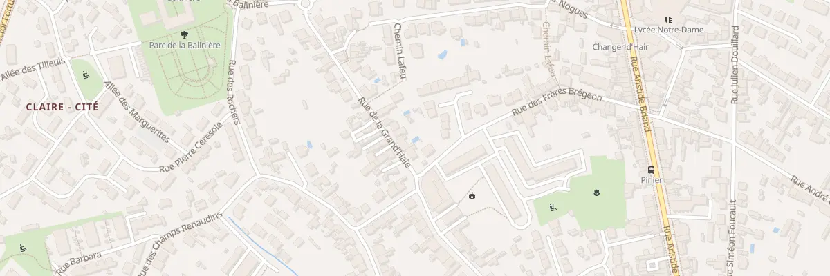 Plan du 2 Rue de la Grand Haie à Rezé
