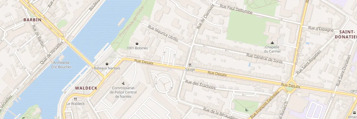 Plan du 74 Rue Desaix à Nantes