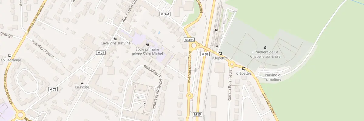 Plan du 8 Av de la Gare à La Chapelle-sur-Erdre