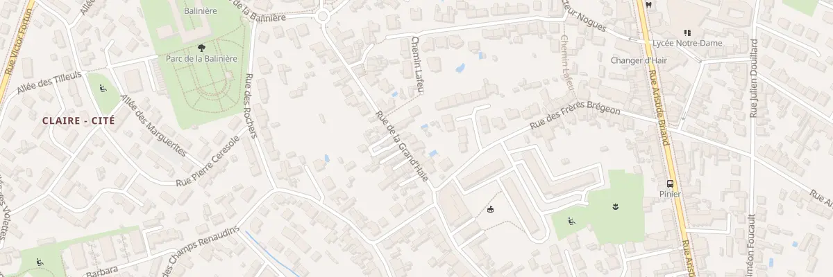 Plan du 6 Rue de la Grand Haie à Rezé