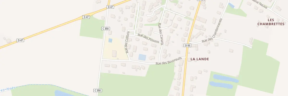 Plan du 1 Rue des Pinsons à Tresbœuf