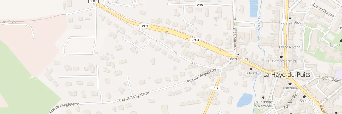 Plan du 9 Rue de Barneville - Montgardon à La Haye