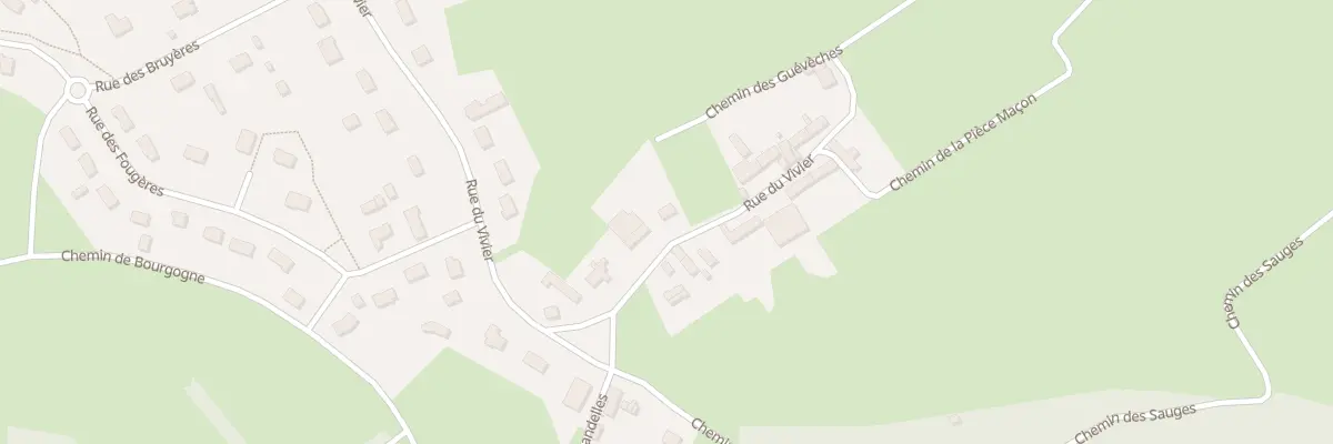 Plan du 323B Rue du Vivier à Créances