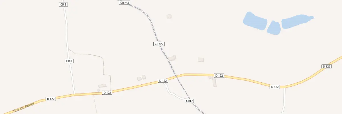 Plan du 1 Rte de la Roquette à Digosville
