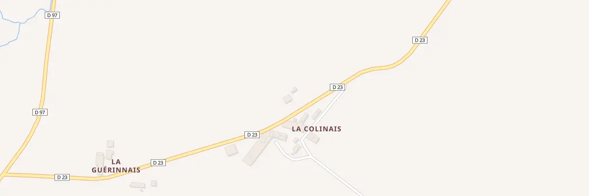 Plan du 5399 La Colinais à Gahard