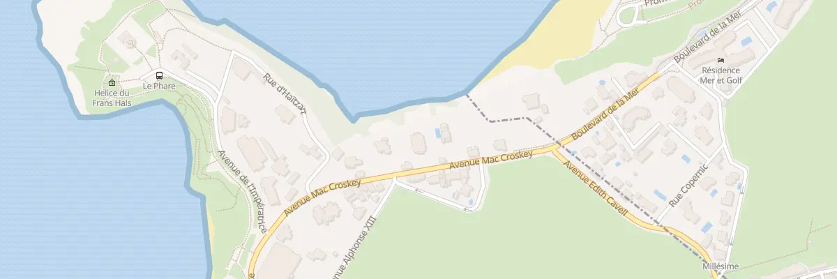 Plan du 7 Av General Mac Croskey à Biarritz