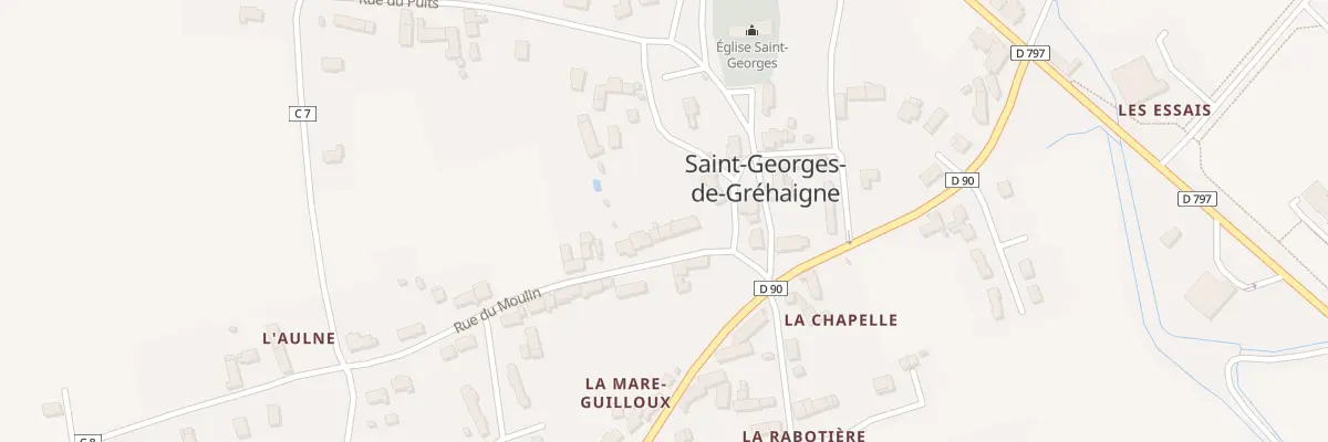 Plan du 5107 La Rue du Moulin à Saint-Georges-de-Gréhaigne